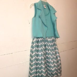 formal turquoise dress